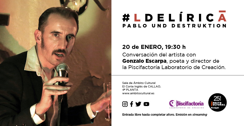 Imagen del evento #LdeLírica. Pablo Und Destruktion: el imaginario de un trovador que no deja indiferente